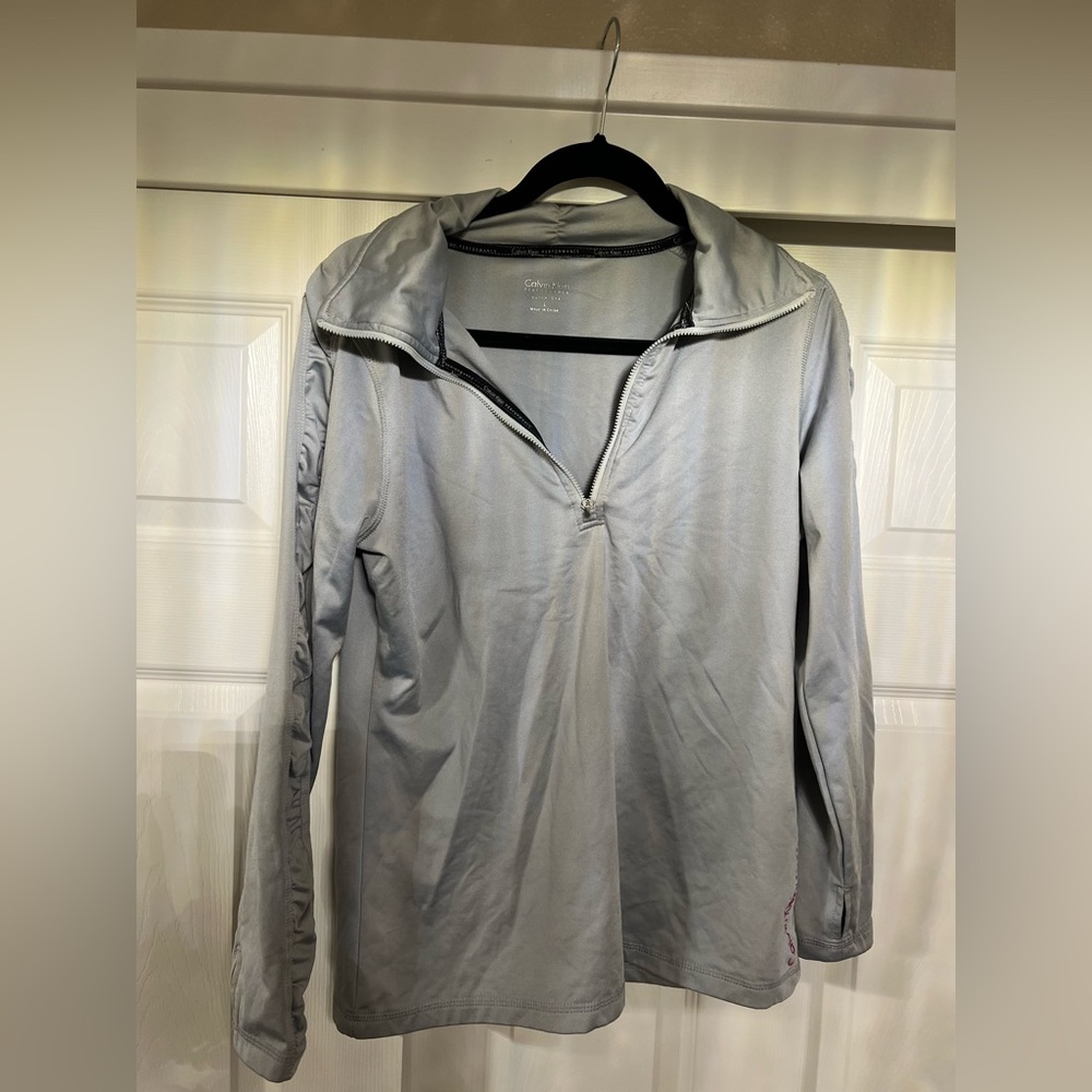 Calvin Klein performance light grey sweater (SOLD)